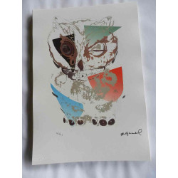 Andy Warhol Litografia off set edizioa 125 cm 35x50