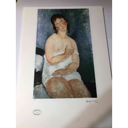 Amedeo Modigliani litho off set 50x70 cm Archief Parijs
