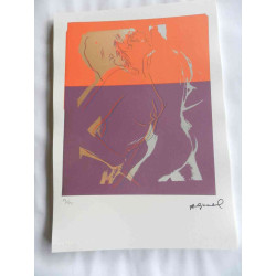 Andy Warhol Litografia off set edició 125 cm 35x50