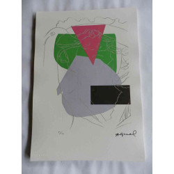 Litografia Andyho Warhola offsetová edícia 125 cm 35x50