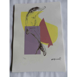 Andy Warhol Litografia edição off set 125 cm 35x50