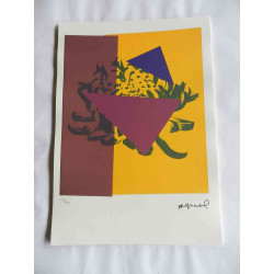 Andy Warhol Litografía offset edición 125 cm 35x50