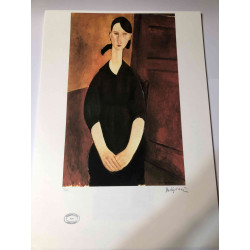 Amedeo Modigliani litho off set 50x70 cm Archief Parijs