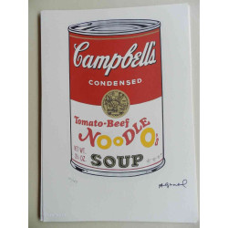 Andy Warhol Litografía edición off set 125 cm 35x50
