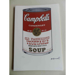 Andy Warhol Lithographie Off-Set-Edition 125 cm 35x50