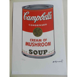 Andy Warhol Lithografie off-set editie 125 cm 35x50