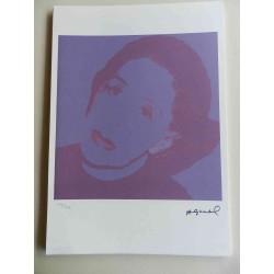 Andy Warhol Litografía edición off set 125 cm 35x50