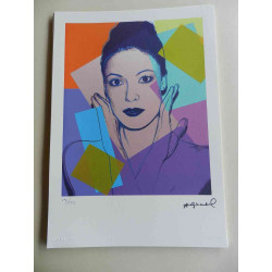 Litografie Andyho Warhola ofsetová edice 125 cm 35x50