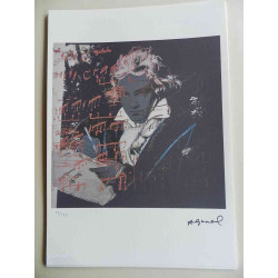 Andy Warhol Lithografie off-set editie 125 cm 35x50
