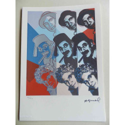 Andy Warhol Litografia off set editie 125 cm 35x50