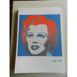 Andy Warhol Litografía edición off set 125 cm 35x50