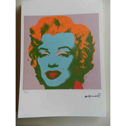 Andy Warhol Litografía offset edición 125 cm 35x50
