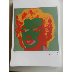 Andy Warhol Litografía edición off set 125 cm 35x50