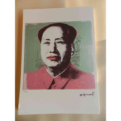 Andy Warhol Lithographie édition hors set 125 cm 35x50