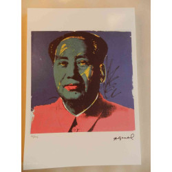 Andy Warhol Litografía edición off set 125 cm 35x50