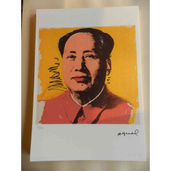 Andy Warhol Lithografie off-set editie 125 cm 35x50