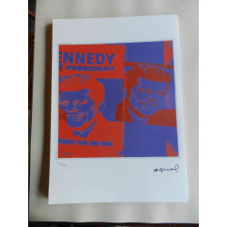 Andy Warhol Lithografie off-set editie 125 cm 35x50