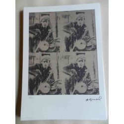 Andy Warhol Litografía edición off set 125 cm 35x50