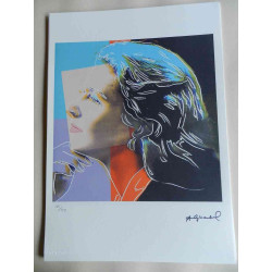 Andy Warhol Lithographie édition hors set 125 cm 35x50