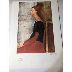 Amedeo Modigliani litho off set 50x70 cm Archief Parijs