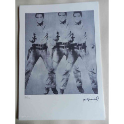 Andy Warhol Litografía edición off set 125 cm 35x50