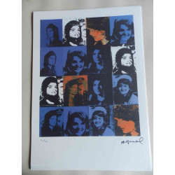 Andy Warhol Litografia off set edizioa 125 cm 35x50