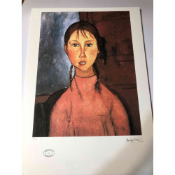 Amedeo Modigliani litho off set 50x70 cm Archief Parijs