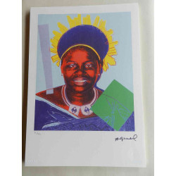Andy Warhol Lithographie édition hors set 125 cm 35x50