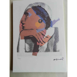 Andy Warhol Litografía edición off set 125 cm 35x50