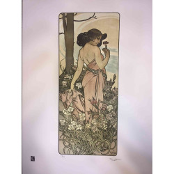 Set de litografía Alphonse Mucha 50x70 cm