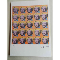 Andy Warhol Litografia off set edizione 125 cm 35x50