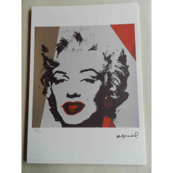 Andy Warhol Litografía offset edición 125 cm 35x50