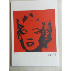 Andy Warhol Litografia off set edició 125 cm 35x50