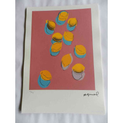 Andy Warhol Litografia off set edizioa 125 cm 35x50