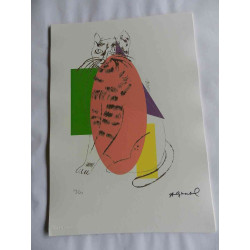 Andy Warhol Litografia edição off set 125 cm 35x50