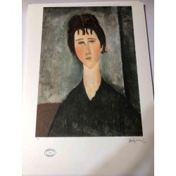 Amedeo Modigliani litho off set 50x70 cm Archief Parijs