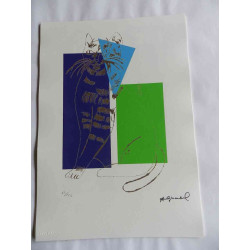 Andy Warhol Off set lithograph edition 125 cm 35x50
