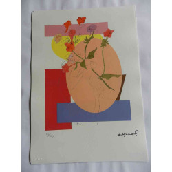Andy Warhol Litografia off set edizione 125 cm 35x50