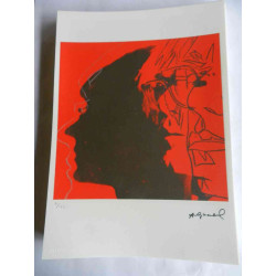 Andy Warhol Litografia edição off set 125 cm 35x50