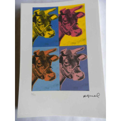 Andy Warhol Litografía edición off set 125 cm 35x50