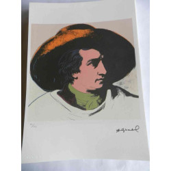 Andy Warhol Litografia off set edizione 125 cm 35x50