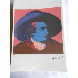 Andy Warhol Litografia off set editie 125 cm 35x50