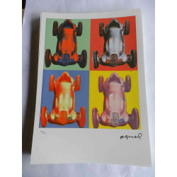 Andy Warhol Lithographie Off-Set-Edition 125 cm 35x50