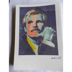 Andy Warhol Lithografie off-set editie 125 cm 35x50