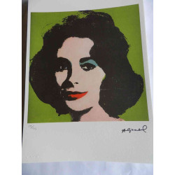 Andy Warhol Litografia off set edició 125 cm 35x50
