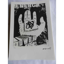 Andy Warhol Litografia edição off set 125 cm 35x50