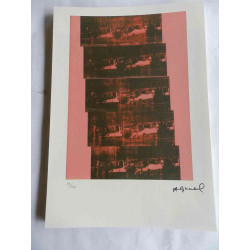 Andy Warhol Lithographie édition hors set 125 cm 35x50