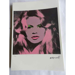 Andy Warhol Litografia edição off set 125 cm 35x50