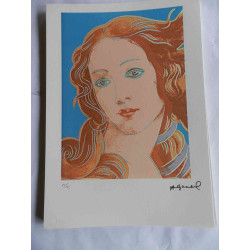 Andy Warhol Litografia edição off set 125 cm 35x50