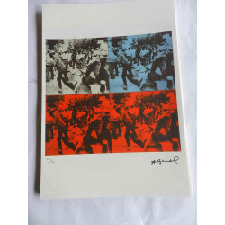 Andy Warhol Litografía offset edición 125 cm 35x50